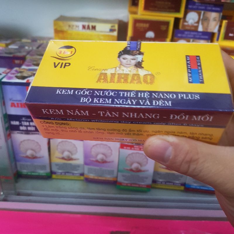 Kem nám tàn nhang đồi mồi Aihao bộ đôi vip 20g x 2