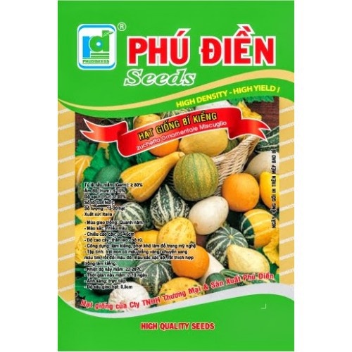 [Rẻ Vô Địch] Hạt giống bí kiểng( 30 HẠT )