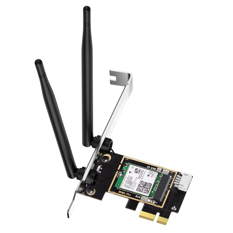 Card Mạng Không Dây Edup 9636es 3000mbps Wifi 6 Pci-E Bluetooth 5.1 Dualband 2.4g / 5ghz 802.11ac / Ax Ax200 Pci-E | BigBuy360 - bigbuy360.vn