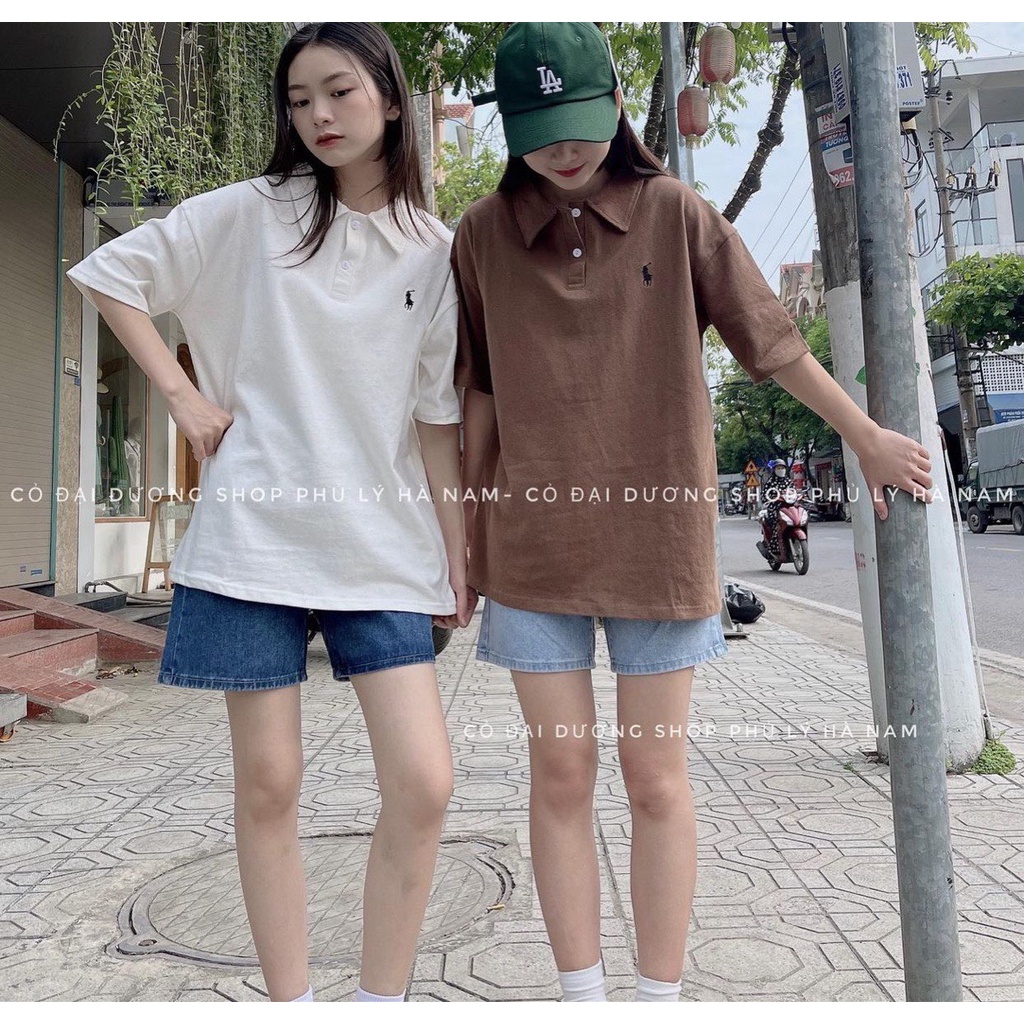 Áo polo cộc tay hình  thêu - SHOP THƠM PHẠM