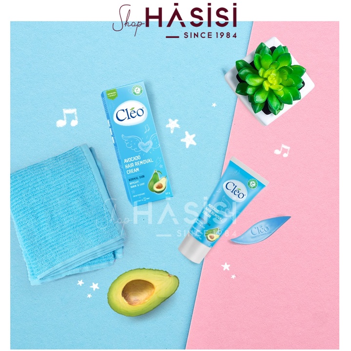 Kem Tẩy Lông Cho Da Thường CLÉO AVOCADO HAIR REMOVAL CREAM NORMAL SKIN 50G