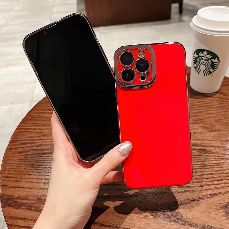 Sang Trọng Ốp Điện Thoại Mạ Điện Chống Sốc Cho IPhone 13 pro max 12 11 pro max x xs xr xsmax 7 plus 8 plus se2020 se2022