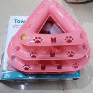 Tháp đồ chơi mèo 3 tầng