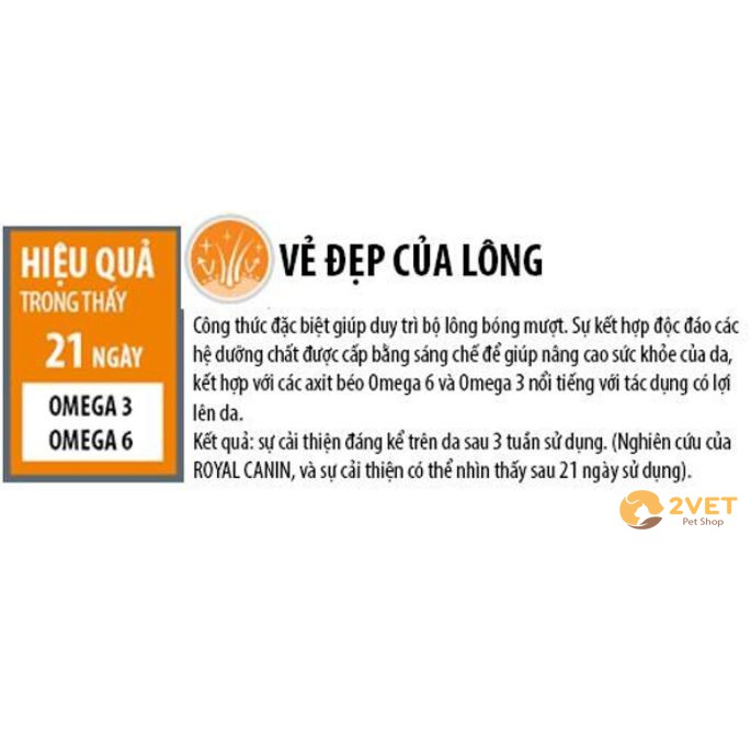 Thức Ăn Cải Thiện Da Và Lông Cho Mèo Royal Canin Hair &amp; Skin Care - Gói 400g - Thực Phẩm Nhập Khẩu Chính Hãng