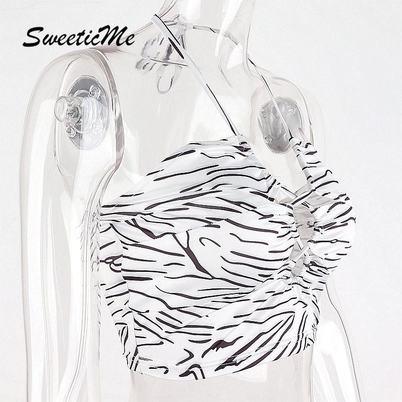 Áo Hai Dây Cổ Chữ V Với Họa Tiết Kẻ Sọc Xinh Xắn Dành Cho Nữ 2021 | BigBuy360 - bigbuy360.vn