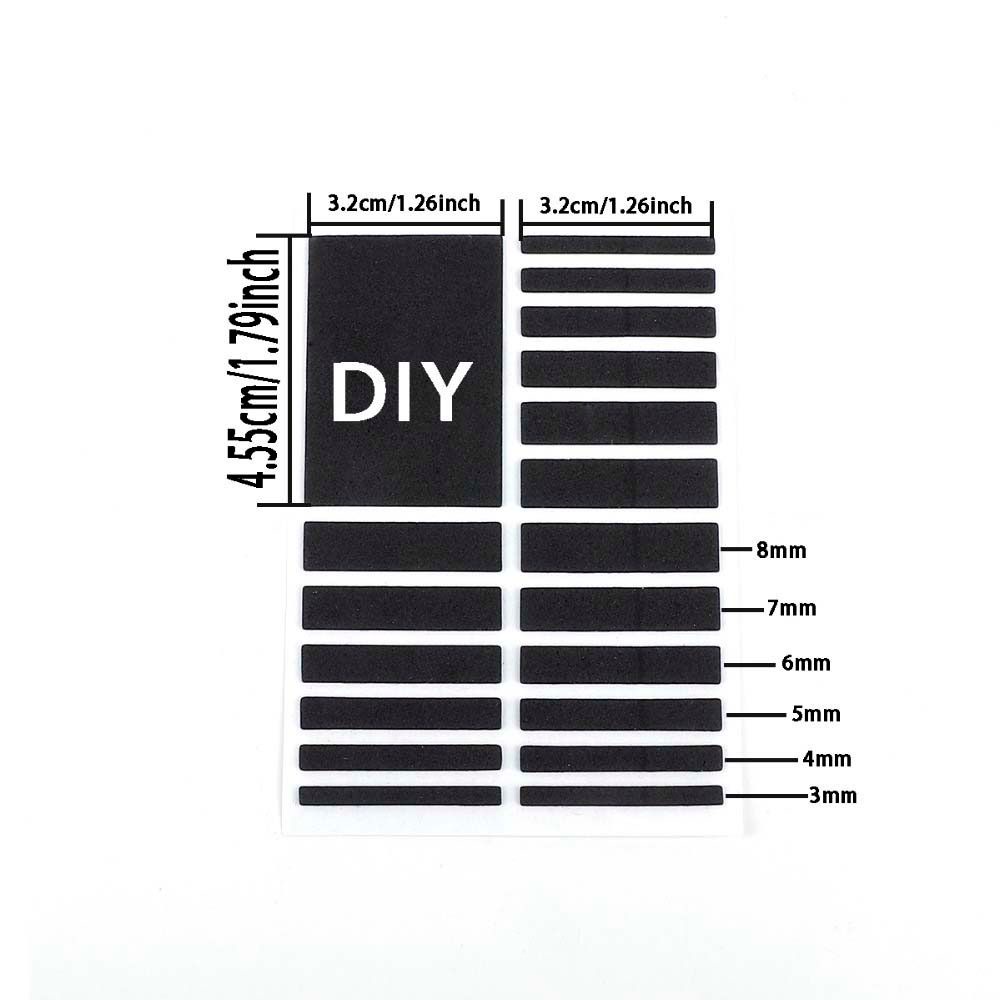 Bộ miếng dán 8 kích cỡ 4 màu sắc có thể điều chỉnh độ rộng của nhẫn dụng cụ chỉnh sửa cho đồ trang sức / nhiều màu