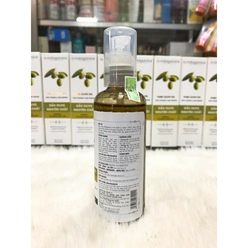 Dầu Olive Nguyên Chất Milaganics (100ml)