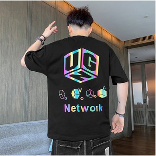 Áo Thun Phản Quang Net Work tay lỡ unisex