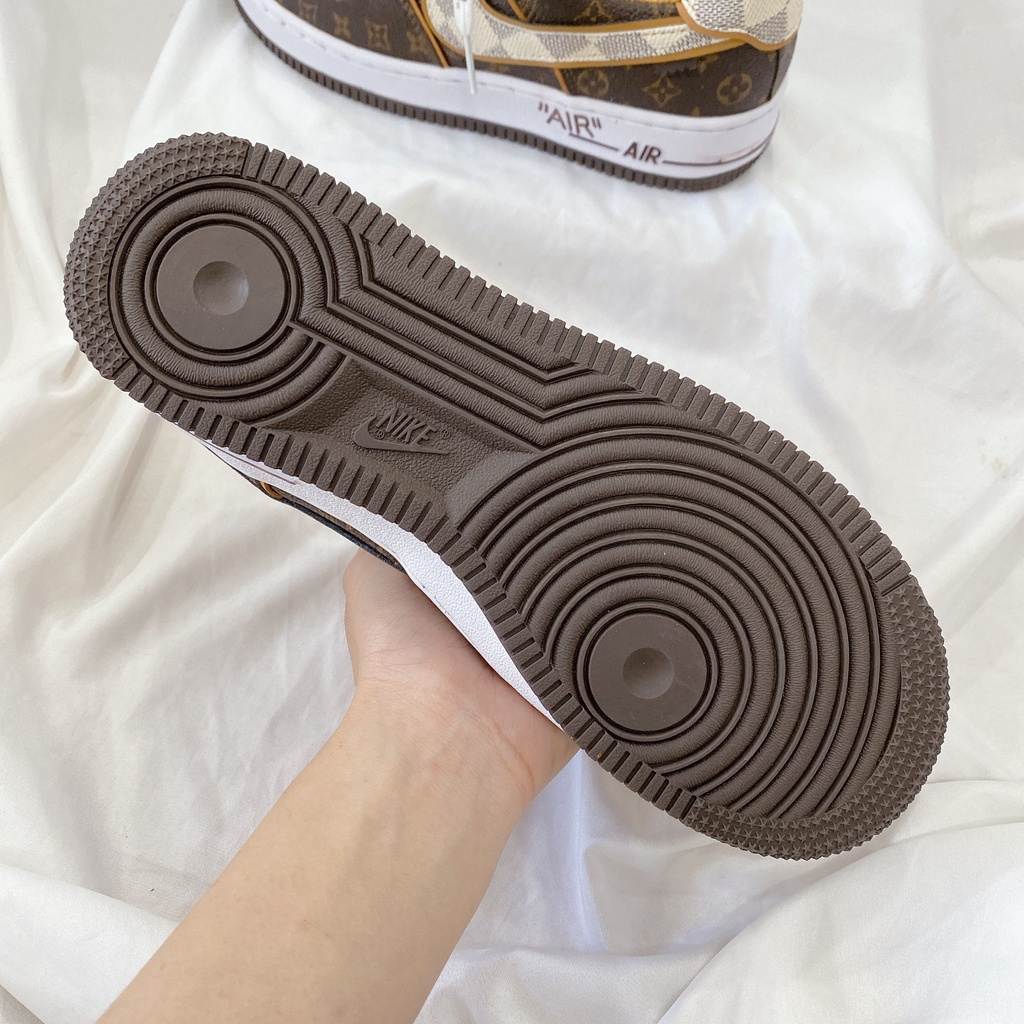 Giày Thể Thao Nam Nữ Kiên Forc XLV Màu Nâu Kem