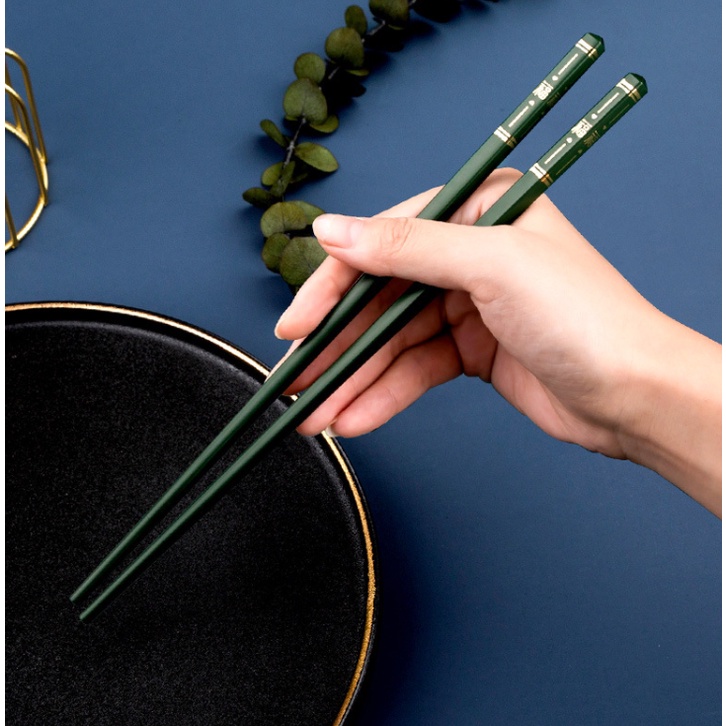 Bộ 5 đôi đũa hợp kim nhiều màu T22