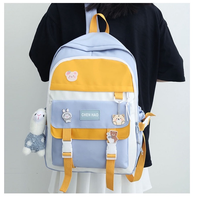 BALO NỮ PHỐI MÀU PHONG CÁCH ULZZANG B18