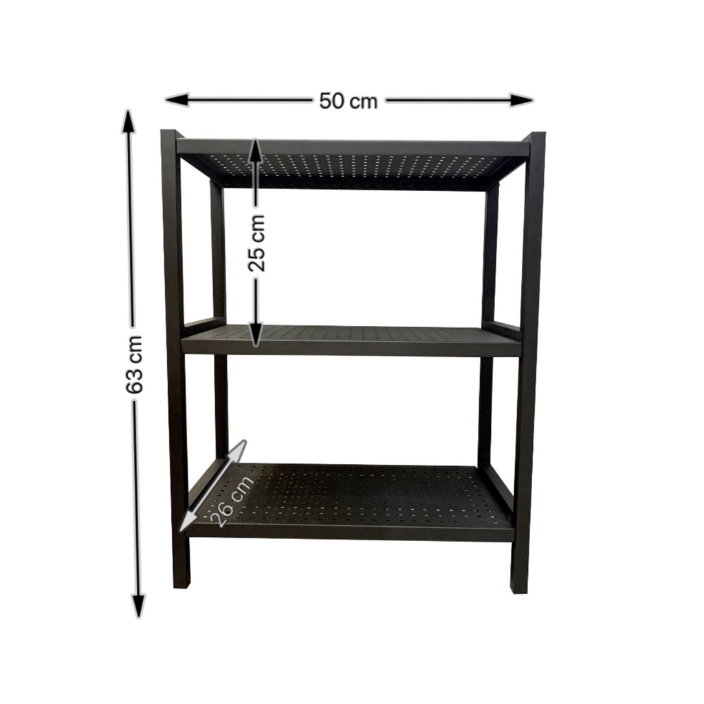 Kệ Sắt Đa Năng , Phòng Bếp Phong Cách Tiện Lợi - Khung Sắt Sơn Tĩnh Điện - Tháo Ráp Dễ Dàng