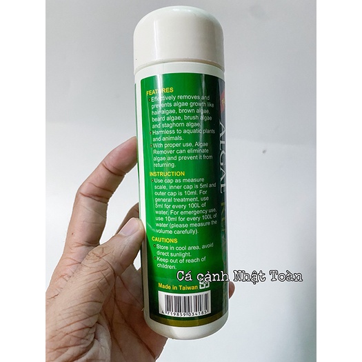 ALGAE REMOVER ISTA ĐÀI LOAN 240ML DIỆT RÊU TRONG HỒ CÁ THỦY SINH