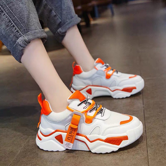 Giày Nữ G35 Thể Thao Sneaker Hàng Hiệu Cao Cấp Màu Trắng Đẹp Phong Cách Hàn Quốc Dễ Phối Đi Học Đi Chơi