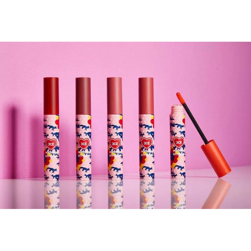 SON 3CE MAISON KITSUNE VELVET LIP TINT RED INTENSE