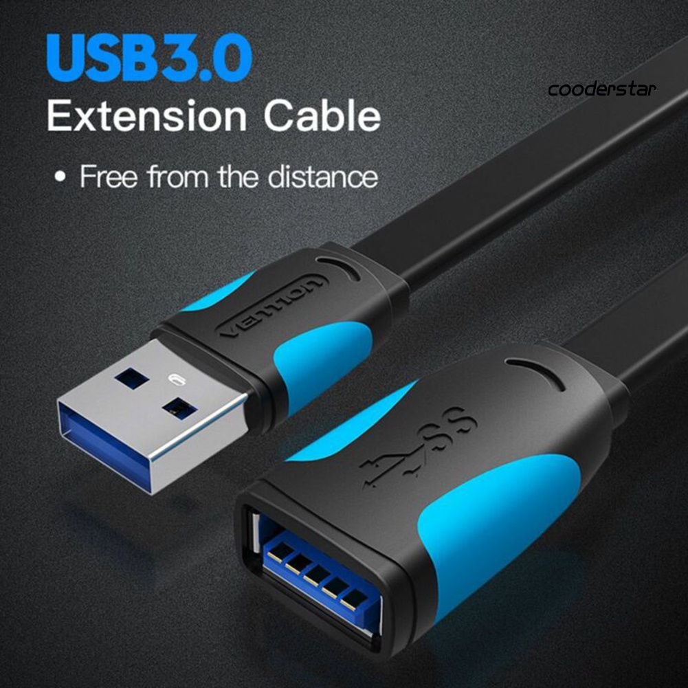 Dây cáp mở rộng chuyển đổi dữ liệu USB 3.0 tốc độ cao 3/ 2/ 1.5/ 1/ 0.5m tiện lợi