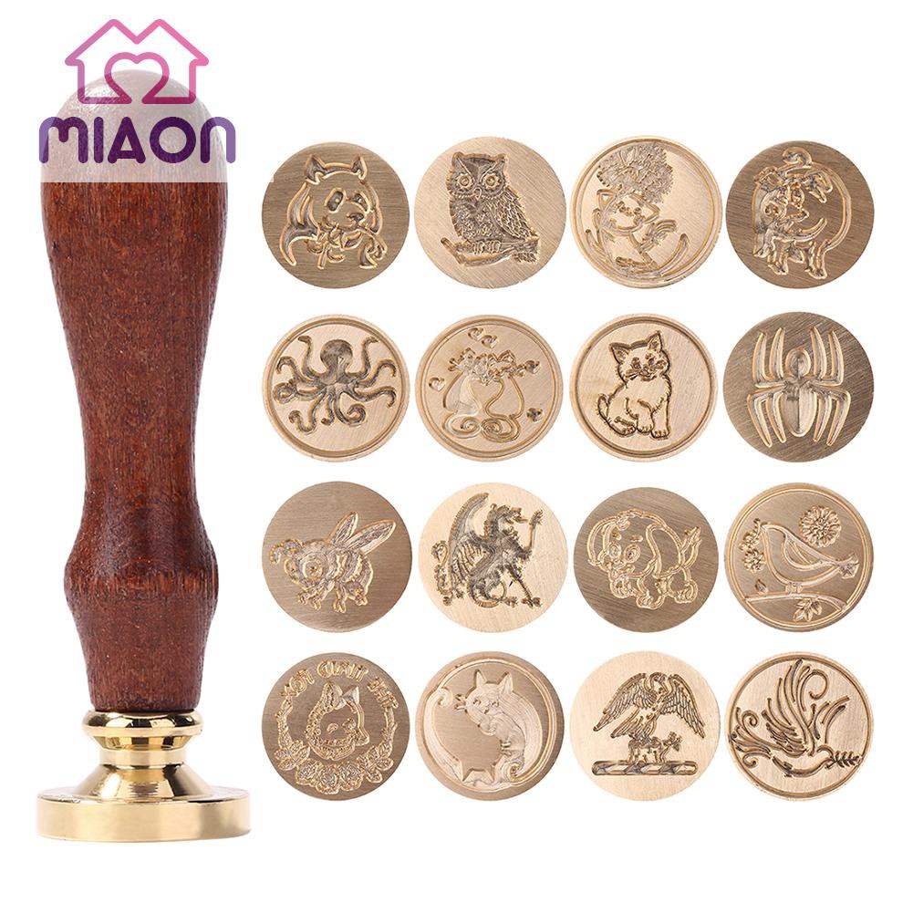 Sáp Vintage Animal Seal Stamp DIY Decorative Sealing Wax Stamp for Scrapbooking