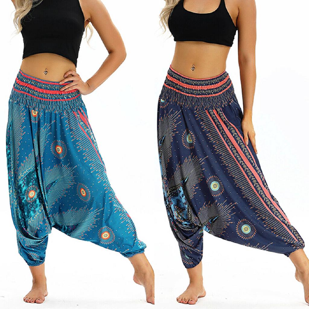 Quần baggy nữ ống rộng tập yoga chuyên dụng