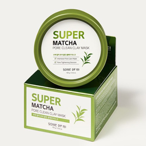 Mặt Nạ Đất Sét Trà Xanh SOME BY MI Super Matcha Làm Sạch Lỗ Chân Lông, Loại Bỏ Mụn Đầu Đen 100g