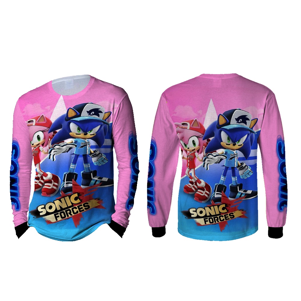 Áo Thun In Hình Sonic 01 3D Cá Tính Cho Nam
