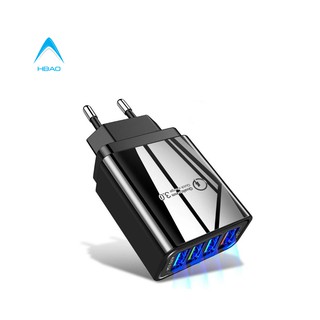 Củ (cốc) sạc nhanh QC3.0 - 4 cổng usb