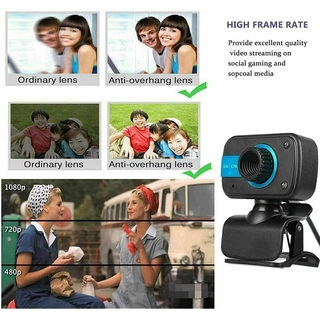 Webcam Gắn Máy Tính Để Bàn Có Micro Tiện Lợi