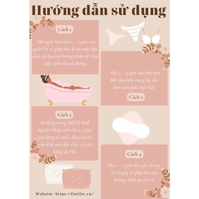 Nước hoa vùng kín hương thơm nồng nàn mãnh liệt Foellie Eau De Innerb Perfume 5ml - Bijou (chai đen)
