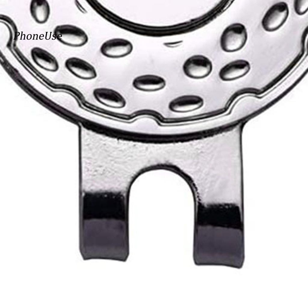 Kẹp Đánh Dấu Vị Trí Nón Chơi Golf Bằng Hợp Kim Hình Tròn 25mm