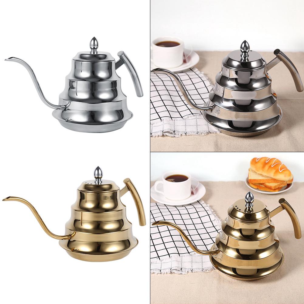 Ấm đun nước cà phê cổ ngỗng thiết kế bằng tre