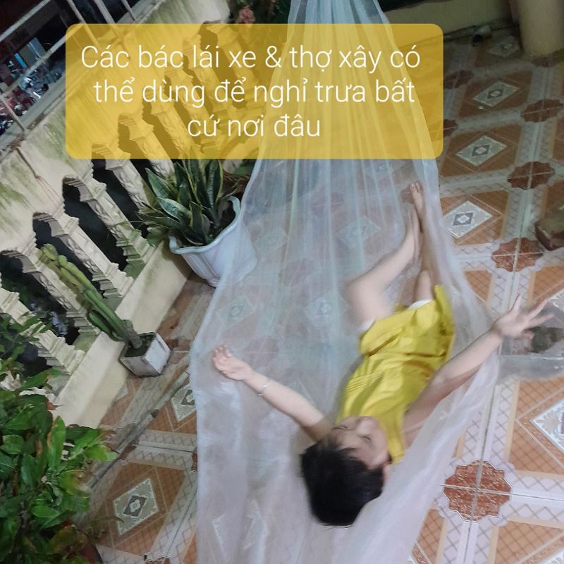 Võng lưới cước cả trẻ em & người lớn - Siêu rẻ - Siêu bền  - Siêu êm
