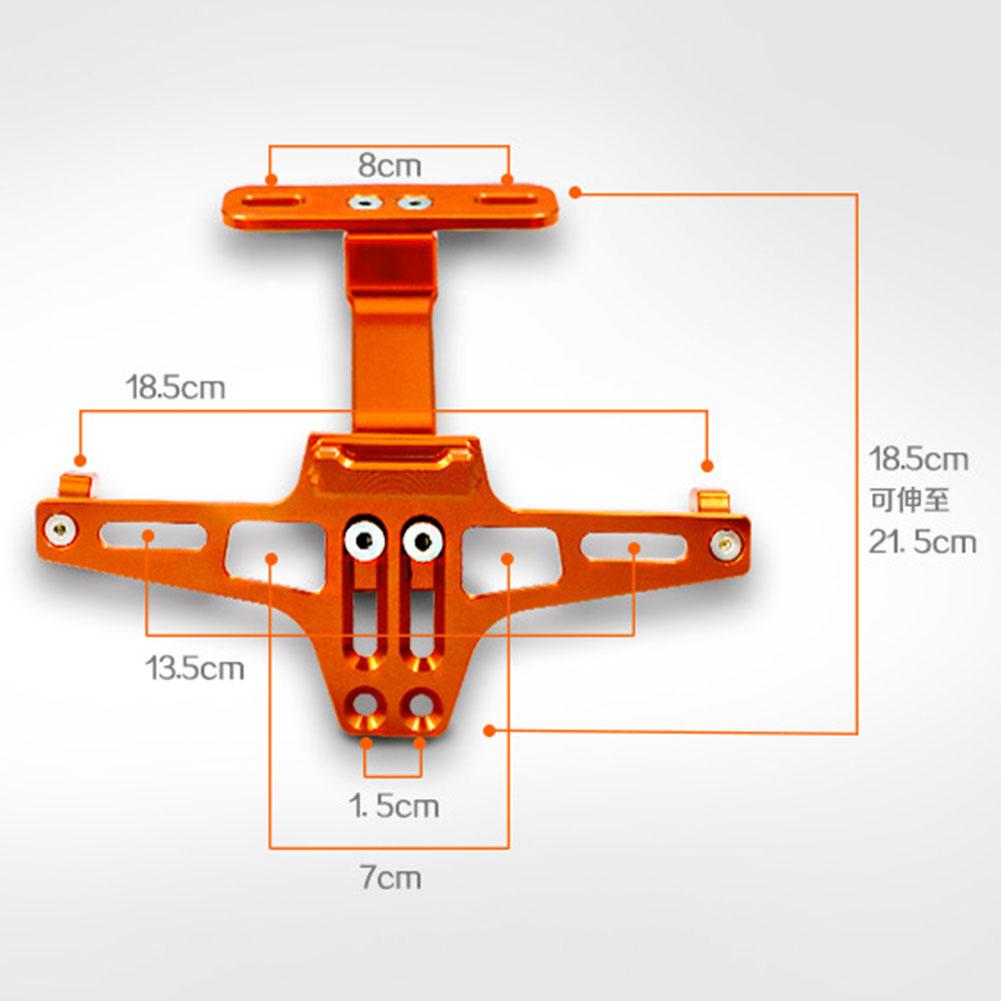 Giấy phép xe máy có thể điều chỉnh Giá đỡ biển số và đèn LED