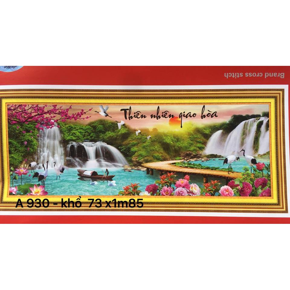 tranh thêu chữ thập  A930 ( chưa thêu )