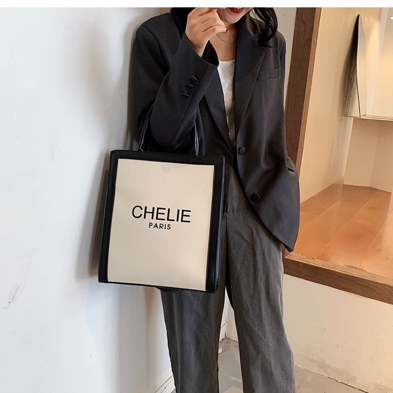 TÚI TOTE HÌNH CHỮ NHẬT ĐỨNG SIZE ĐẠI