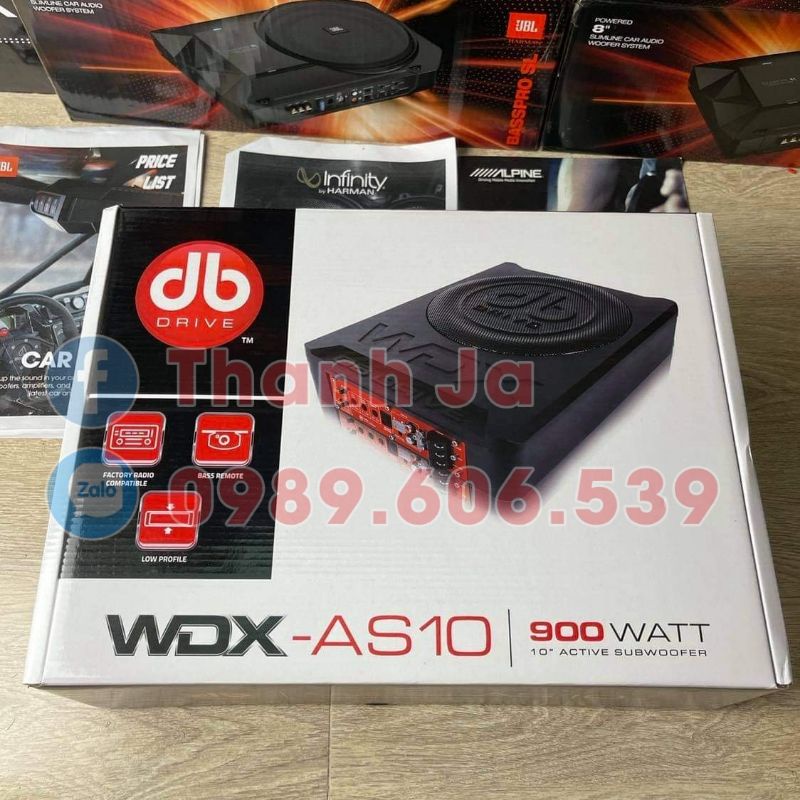 Loa Sub DB WDX AS10 Chính Hãng Mỹ Full Box / Hổ Trợ Lắp Đặt