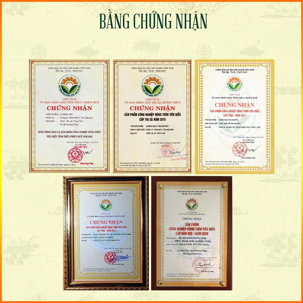 HƯƠNG BÀI NỤ SẠCH - ĐẠT CHUẨN OCOP QUỐC GIA - HƯƠNG SẠCH TÂN NGUYÊN