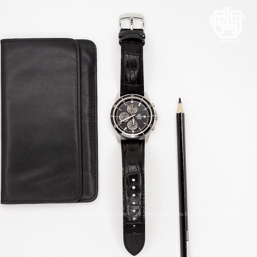 Đồng hồ nam Casio EDIFICE EFR-526 / EFR-526L-1A dây da thật, hàng chính hãng