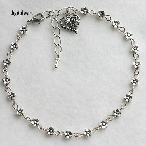 Lắc chân họa tiết hoa xinh xắn dành cho nữ | BigBuy360 - bigbuy360.vn