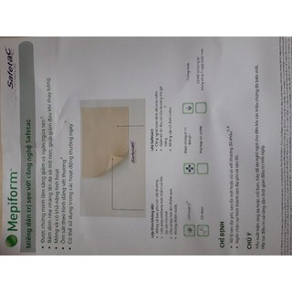 01 MIẾNG DÁN  SẸ O Mepiform 4x30 cm(MOLNLYCKE – THỤY ĐIỂN)