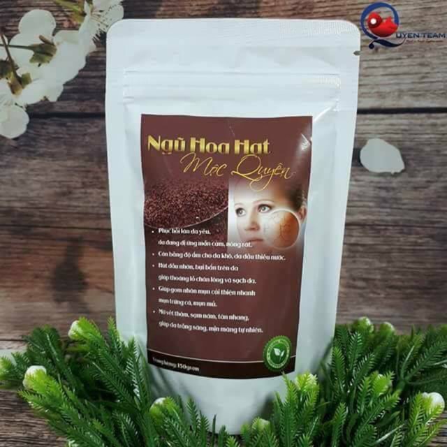 mặt nạ ngũ  hoa hạt loại mộc quyên 150g