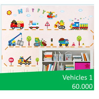 Decal Dán Tường (nhiều mẫu và chủ đề)