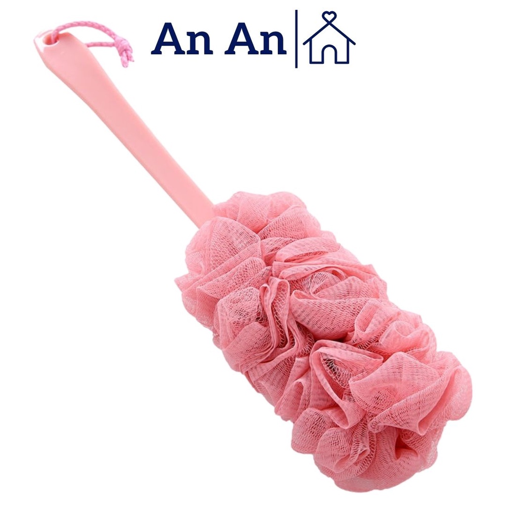Cây Bông Tắm Chà Lưng Mềm Mài, Cọ Bông Tắm Có Cán Dài