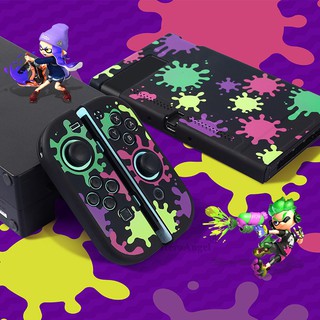 Ốp lưng Nintendo Switch Splatoon nhựa PC cứng, có thể gắn dock cho Nintendo Switch