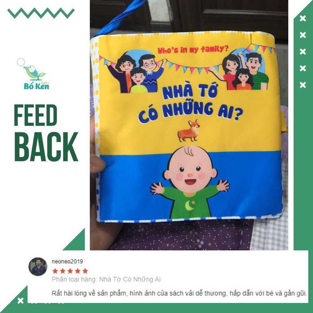 Bộ Sách Vải Song Ngữ Bé Yêu Thích Nhất [Sách Size To]