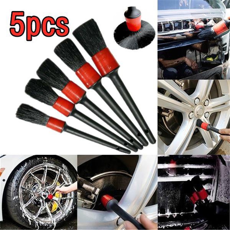 Set 5 Cọ Vệ Sinh Xe Hơi Đa Năng
