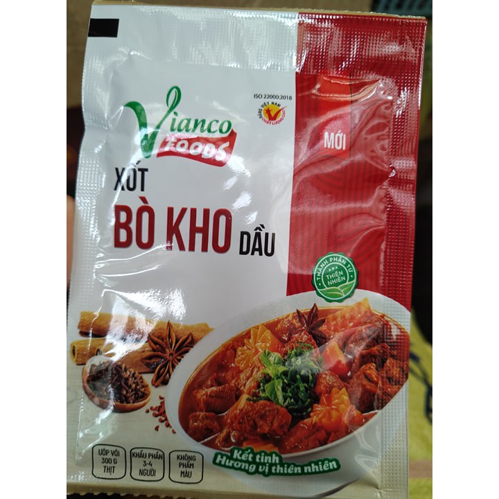 Xốt dầu bò kho Vianco Foods 20g