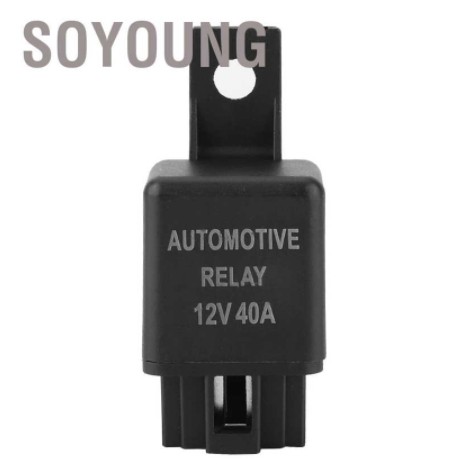 Rơ Le quạt Relay 12v 40a 4 Rờ chân kính chỉnh điện kèn còi Chất Lượng Cao cho xe hơi ô tô Toyota Honda Kia Hyundai