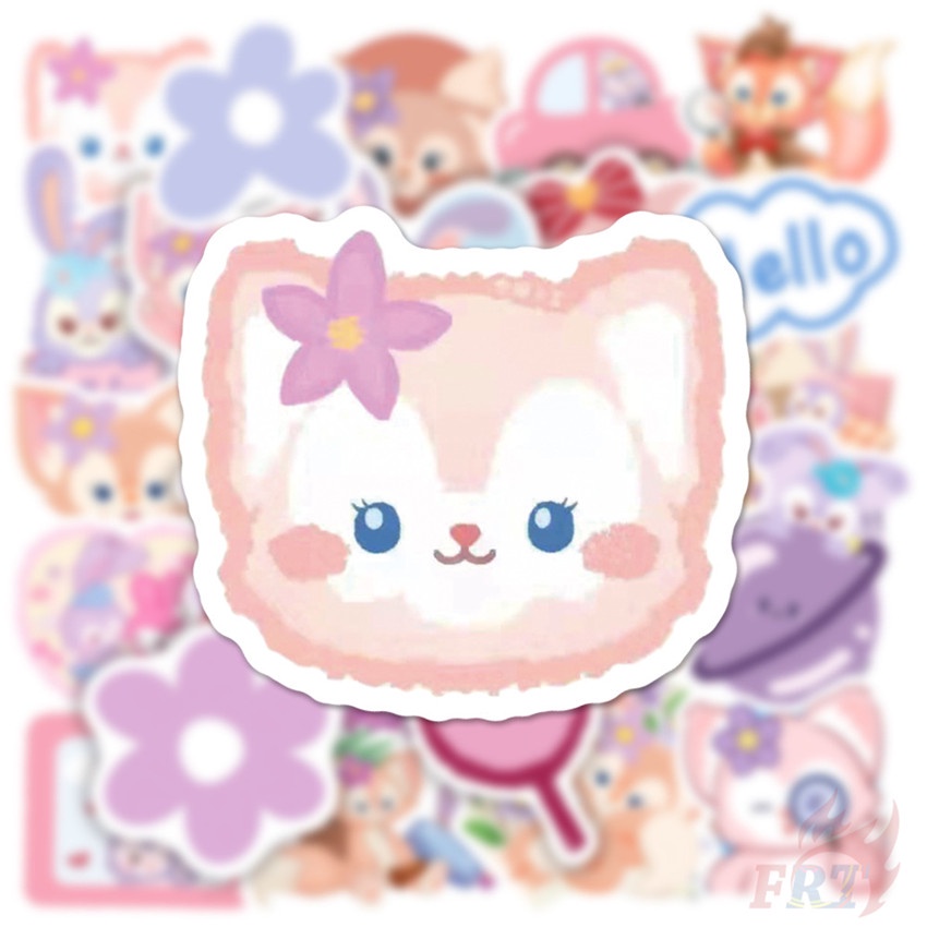 Set 50 miếng dán trang trí in hình hoạt hình Disney dễ thương 01 DIY