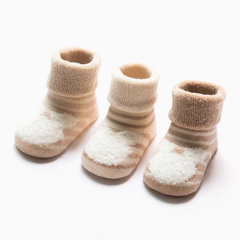 Tất cho bé Nemo Baby Hàn Quốc set 3 đôi chất dầy