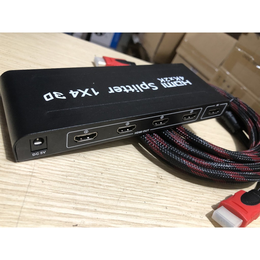 Hub HDMI, Bộ chia HDMI 1 ra 4 , 1 ra 2 UHD 4Kx2K cho PC,DVD,PS3,TV