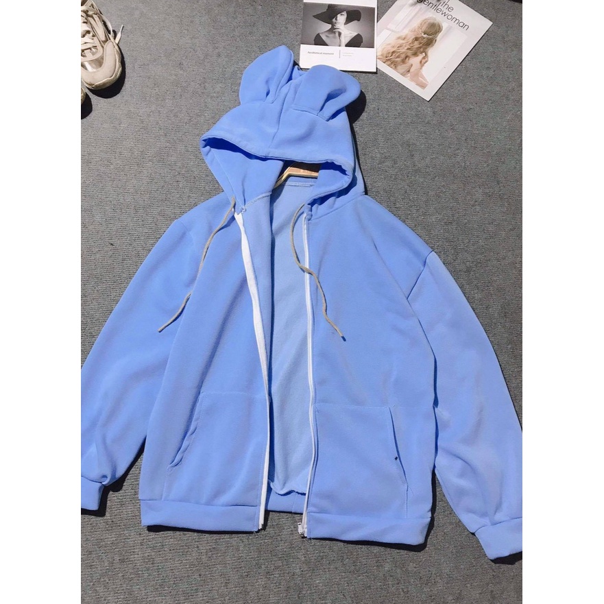 Áo khoác nỉ nam nữ dây kéo form rộng có nón cá tính,Áo khoác hoodies | BigBuy360 - bigbuy360.vn